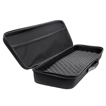 Fishing Pole Carry Bag Fishing Rod Reel Storage Bag Hard Fish Pole Organizer Built-in Foam Cushion for Easy Carry