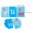 thumbnail image 2 of Shisuyan 45 Pcs Cartes Flash Vocabulaire Thaïlandais, 2 of 8