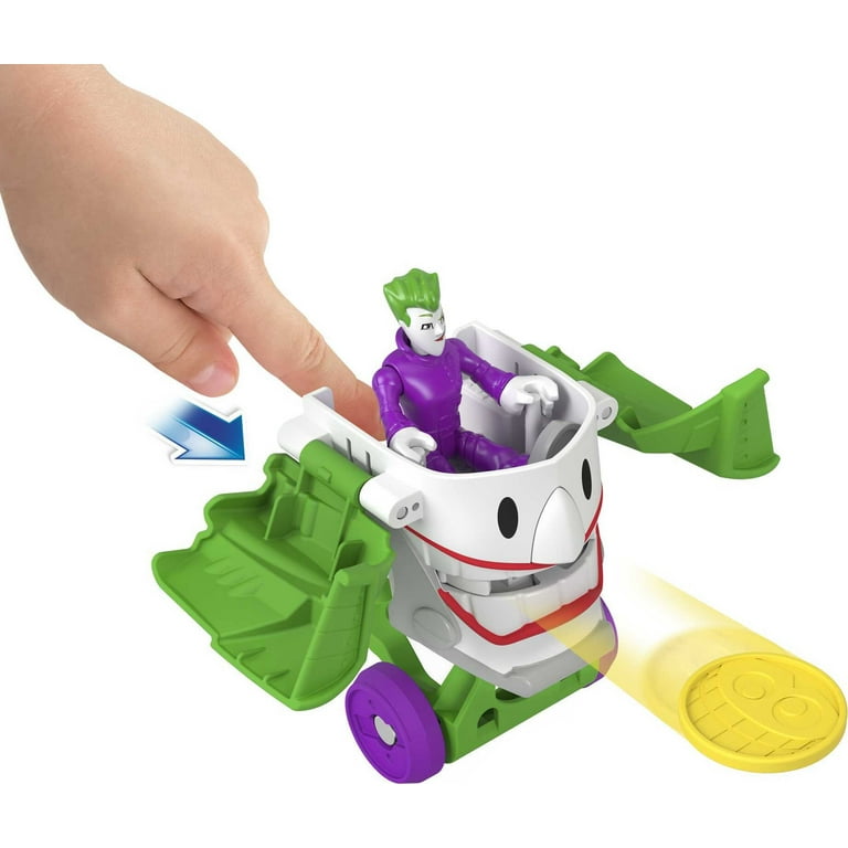 DC IMX The Joker and Laff Mobile Figure and Vehicle Set Walmart