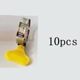 thumbnail image 2 of Bgsha 10 *Jubilee Clips Stainless Steel Hose Clips Plastic Handle Worm Drive HoseClips, 2 of 4