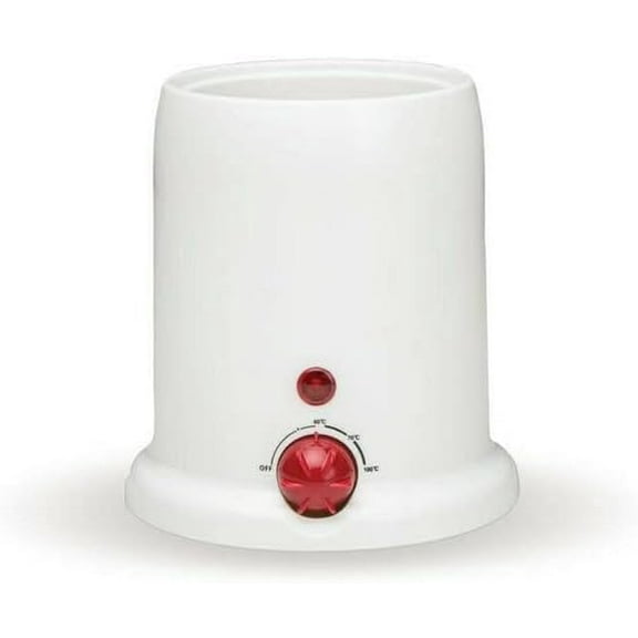 Massage Oil Warmer, Single Bottle, Spa & Salon Use, Automatic Heat Control, White