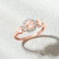 thumbnail image 4 of Ross-Simons 1.25 ct. t.w. Morganite Ring With Diamond Accents in 14kt 2-Tone Gold, Women's, Adult, 4 of 5