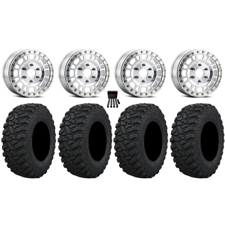Method 412 Beadlock 15 Wheels Machined 33 Trekker Tires Can-Am Maverick R Method 412 Beadlock 15 Wheels Machined 33 Trekker Tires Can-Am Maverick R