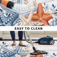 thumbnail image 4 of Orange Blue Starfish Coastal Outdoor Rug 4x6 Ft, Non Slip Washable Area Rug, Summer Beach Eucalyptus Retro Patio Rugs Carpet Runner, Large Floor Mat for Indoor/Outdoor Deck Porch Camping, 4 of 8