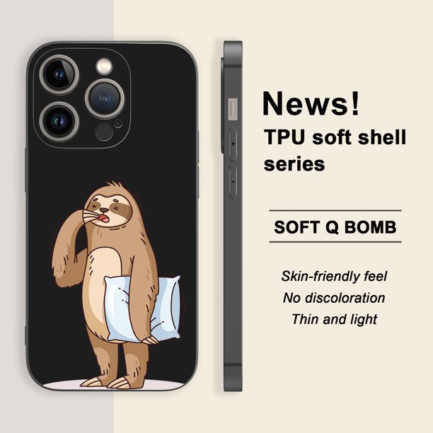 ¡Actualice el estilo de su iPhone con esta llamativa funda plateada mate con estampado de dibujos animados para iPhone15 Pro Max 14 13 12 Pro 11!