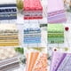 thumbnail image 4 of Xiao Hua Juego de 7 piezas de tela de algodón para manualidades, de 9,84 x 9,84 pulgadas, para patchwork, costura, álbumes de recortes, acolchado, con estampado de combinación azul, 4 of 5