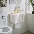 thumbnail image 4 of WIZUTIZ Toilet Tissue Box Non Perforated Wall Mounted Toilet Paper Box Toilet Paper Toilet Paper Roll Paper Box Household Items for New Home Easy to Dry, 4 of 5