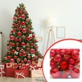 thumbnail image 2 of Twfbrm 1 Box Of 50pcs Christmas Ball Ornaments Set 3D Shatterproof Christmas Tree Decorations Window Display Shopping Mall Decoration Pendant Christmas Gifts, 2 of 7