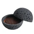thumbnail image 6 of Japanese Planet Volcanic Stone Artistic Conception Dish Pendulum Seafood Sushi Sashimi Ice Plate Smoke Plate Hotel Tableware (S), 6 of 6