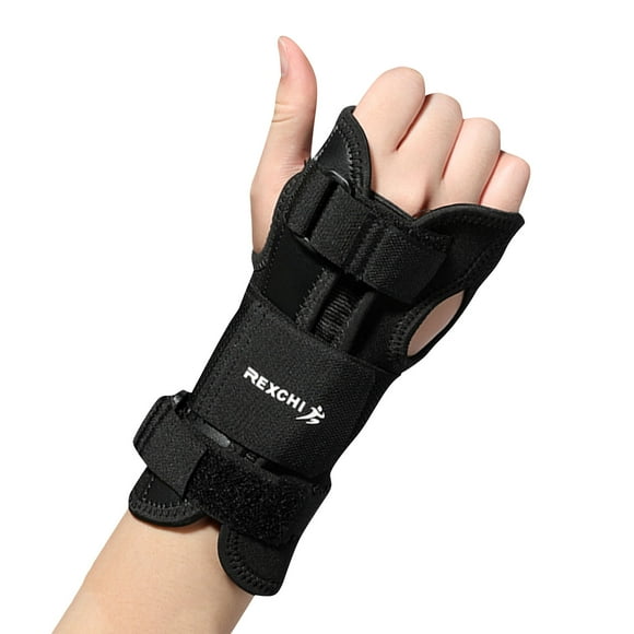 Wrist Brace with Metal Splint Support for Sports Weightlifting Barbell Carpal Tunnel Pain Relieves