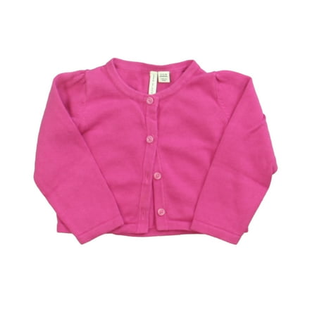

Pre-owned Janie & Jack Girls Magenta Cardigan size: 12-18 Months
