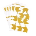 thumbnail image 2 of 50 pegatinas autoadhesivas de pared para decoración de fiestas, color dorado. Unicornio de oro, 2 of 7