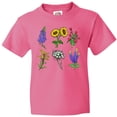 thumbnail image 3 of Inktastic Group of Beautiful Wildflowers Youth T-Shirt, 3 of 5