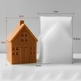 thumbnail image 2 of Christmas House Shape Candle Silicone Molds Aromatherapy Candle Ornament Molds for Making Candle, Resin, Aromatherapy Candles, Handmade Wax Soa, Home Decor, Craft, 2 of 6