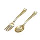 thumbnail image 2 of 144+72pcs Disposable Gold Plastic Spoons & Mini Forks for Coffee Dessert Cake Party Supplies, 2 of 5