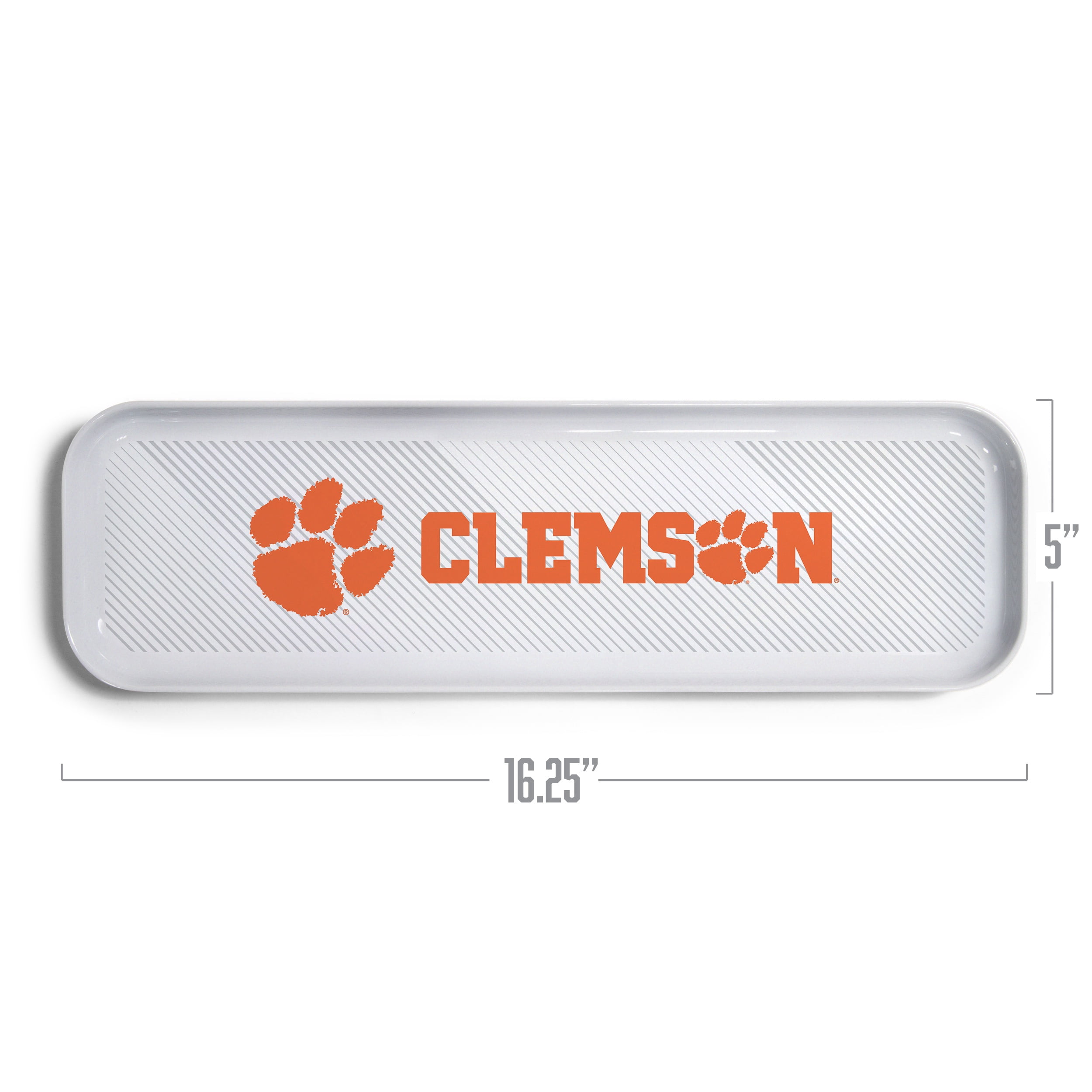 YouTheFan NCAA Clemson Tigers Small Snack Platter