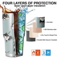 thumbnail image 7 of 30oz Black Corgi Tumblers Stainless Steel Tumbler with Lid and Straw,Vacuum Insulated Double Wall Travel Tumbler Cups Mug with Cleaning Brush for Coffee,Tea, 7 of 7
