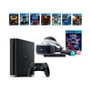 PlayStation VR Launch Bundle 8 Items:VR Launch Bundle,PS4 Call of Duty Black Ops IIII,6 VR Game Disc Until Dawn,Rush of Blood,EVE: Valkyrie, Battlezone,Batman:Arkham VR, DriveClub,Battlezone