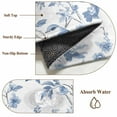thumbnail image 6 of Bathroom Rugs 2x3 Ft, Blue White Spring Floral Non Slip Area Rugs for Kitchen Bedroom Entryway, Summer Botanical Birds Washable Carpet Runner Rug Floor Mats for Bedroom Home Decor, 6 of 9