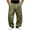 Army Green-1, variant on Men's Casual Baggy Sweatpants Wide Leg Cotton Sweat Pants Open Bottom Oversized Loose Fit,Uncuffed Drawstring Trackpants,Elastic Waist Streetwear with Pockets