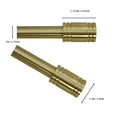 thumbnail image 5 of Versailles Lexington Ringlets Steel Heavy Duty Curtain Rod Set for Windows 48" - 86" Gold, 5 of 6
