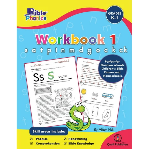 Bible Phonics Workbook 1, (Paperback)