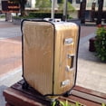 thumbnail image 5 of 2 pcs Clear PVC Suitcase Cover Clear Waterproof Scratchproof PVC Luggage Cover Suitcase Protector Cover Travel Luggage Trolley Case Cover (28), 5 of 5