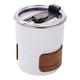 thumbnail image 2 of Vaso de acero inoxidable para camping de 300 ml con funda y tapa de madera | Termo de grado alimenticio 304 para café, bebidas frías y cerveza | Imprescindibles para actividades al aire libre,, 2 of 9