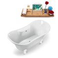 thumbnail image 7 of 68" Streamline N901BL-GLD Clawfoot Tub and Tray With External Drain, 7 of 7