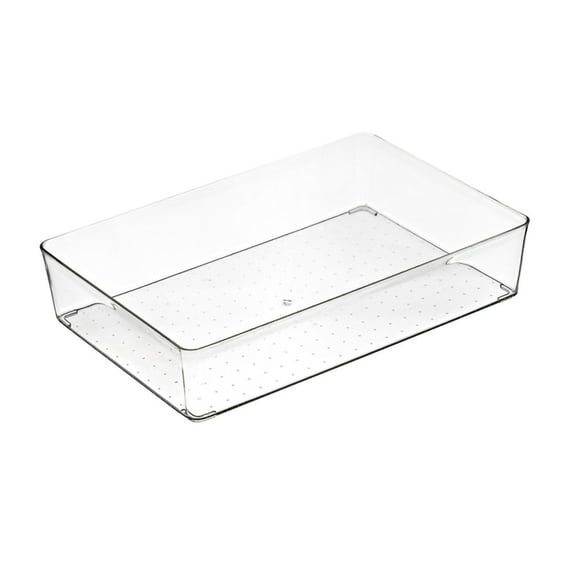 Caja de almacenamiento de cajón de plástico transparente Sincero grande para cocina