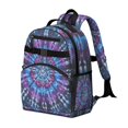 thumbnail image 2 of Colorful Tie Dye Pattern Backpack for School,Cute School Bag,Schoolbag with Adjustable Shoulder Straps & Padded Back,15.25"x11.5"x5.25", 2 of 5