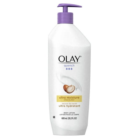 Olay Quench Ultra Moisture Shea Butter Body Lotion, 20.2 fl oz