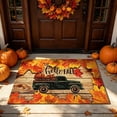 thumbnail image 4 of pathside Bedroom Rugs Thanksgiving Pumpkin Non-Slip Washable Mat Entryway Carpet for Home Decor 23.62x15.75IN, 4 of 8