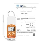[ISO 17025 Certified] Elitech RC-5+ TE Digital PDF USB Temperature Data Logger Reusable Recorder Refrigerator Thermometer 32000 Points High Accuracy (Extra External Sensor)