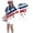 White, variant on Grblisyd Girls 4th of July Dress Kids USA Star Striped Dresses American Flag A-line Dress Independence Day Crew Neck Short Sleeve Patriotic Outfit 7-8y