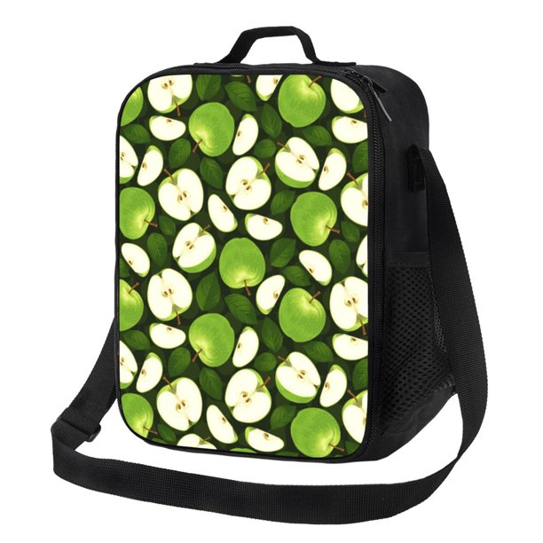 Fotbe Green Fruit Lonchera Bolsa de Almuerzo para Hombres y Mujeres, Lonchera de Gran Capacidad, Bolsa de Almuerzo Reutilizable, Bolsa Térmica Aislante