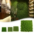 Simulated moss foam board flocking fake moss stone plant background