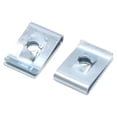 thumbnail image 1 of 20Pcs 4mm de diámetro de orificio de fijación de tornillo metálico Panel de puerta U-Tipo abrazaderas remaches para coche, 1 of 1
