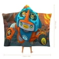 thumbnail image 2 of The Octonauts Wearable Blanket Cloak Arctic Velvet Hooded Blanket Soft Fuzzy Hoodie Blanket Cape for Adults Kids 40"x50", 2 of 8