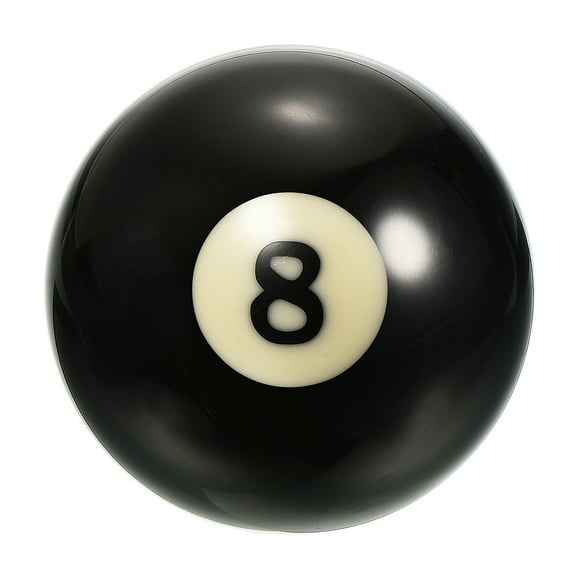 Unique Bargains 2 1/4' #8 Ball Billiard Replacement Ball Pool Table Ball Pool Ball, Black
