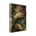 thumbnail image 4 of Trademark Fine Art Vintage Lavoie Ophelia Detail Canvas Wall Art - 16x24, 4 of 4