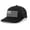 Black/Black, variant on Mens Hunting Hat Antler American Flag Mesh Back Trucker Hat, Loden/Black