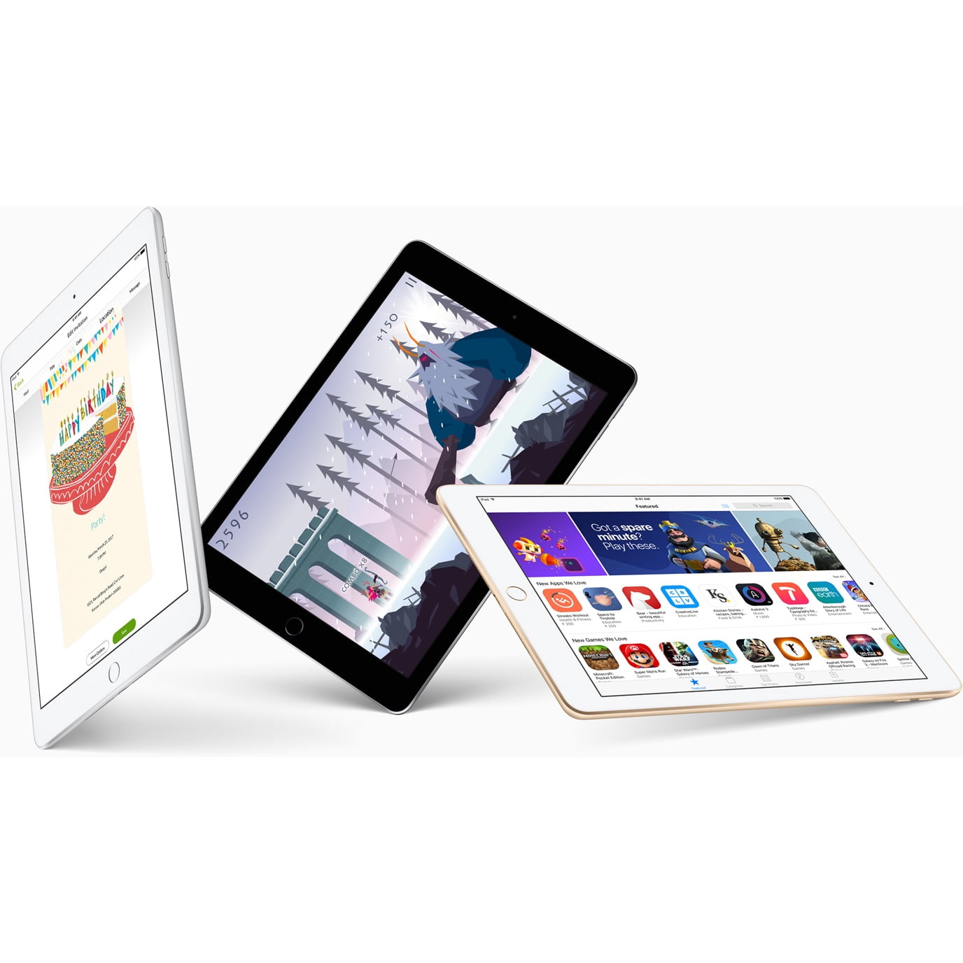 Restored Apple iPad 5th Gen A1823 MP2E2LL/A 128GB (Wi-Fi +