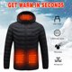 thumbnail image 2 of Chaquetas calefactadas para hombre Chaquetas calientes eléctricas con calefacción USB Abrigo grueso Abanopi Abrigo de hombre, 2 of 7