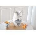 thumbnail image 3 of 222 Fifth Adelaide Porcelain Pitcher, Blue & White Large Floral Vase, 100oz, 3 of 9