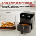 thumbnail image 4 of Instant Essentials 4QT Air Fryer with EvenCrisp Technology that Crisps and Reheats, Easily Adjust Time & Temperature For Quick Meals, 100+ In-App Recipes, from the Makers of Instant Pot, Black, 4 of 5