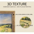 thumbnail image 3 of Vintage Carved Gold Frame Canvas Wall Art 3D Textured Country Farmhouse Style Painting Picture Wall Decor Field Grassland Plants Poster Print Artwork for Living Room Bedroom Home Decoration, 3 of 18