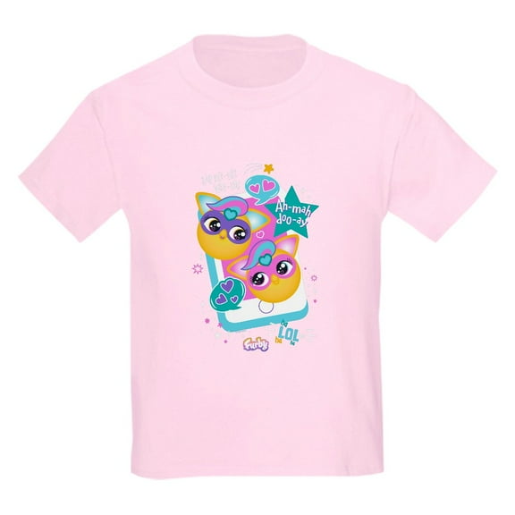 CafePress - Furby Cell Phone Kids T Shirt - Light Classic Kids Graphic, Short Sleeve T-Shirt, Sizes XS-XL