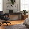 thumbnail image 2 of Allora 60" Contemporary Solid Wood Computer Desk in Tobacco Brown, 2 of 7