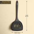 thumbnail image 3 of Espátula de silicona para tortitas Turner Vovoly, resistente al calor, negra, 3 of 7
